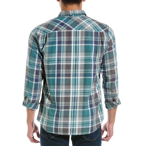 WEATHERPROOF Vintage Long Sleeve Button Down Plaid Flannel Men's Shirt Size L - Picture 2 of 16